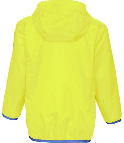regenjas opvouwbaar neon-geel junior maat 86
