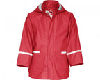 regenjas rood junior maat 140