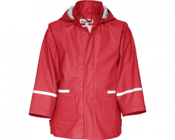 regenjas rood junior maat 140