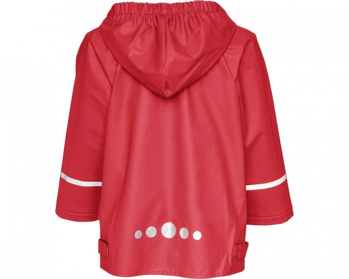 regenjas rood junior maat 140