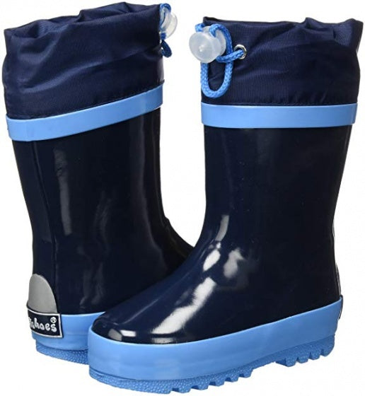 regenlaarzen basic streep donkerblauw maat 34/35