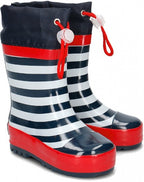 regenlaarzen gestreept maat 30/31 marineblauw