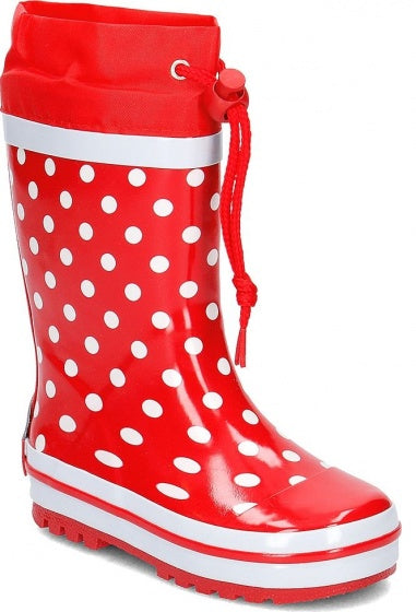 regenlaarzen stippen maat 30/31 rood