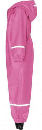 regenoveral met capuchon meisjes roze maat 98
