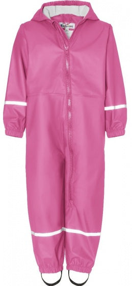 regenoveral met capuchon meisjes roze maat 104