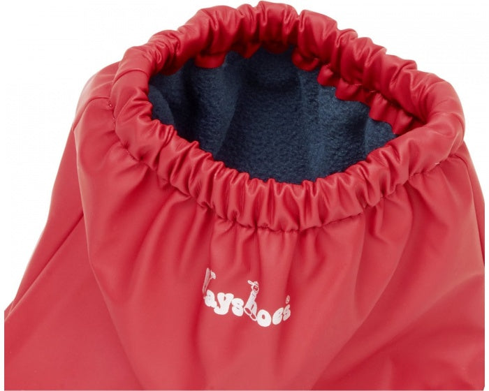 regenoverschoenen met fleecevoering junior rood maat 23