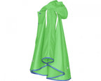 regenponcho opvouwbaar groen junior maat L