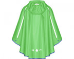 regenponcho opvouwbaar groen junior maat L