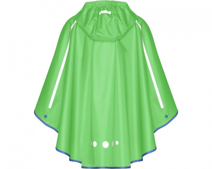 regenponcho opvouwbaar groen junior maat L