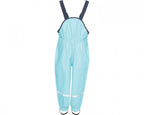 regentuinbroek turquoise maat 128
