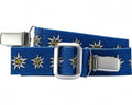 Playshoes Riem elastisch met clip navy bloemen junior maat 2