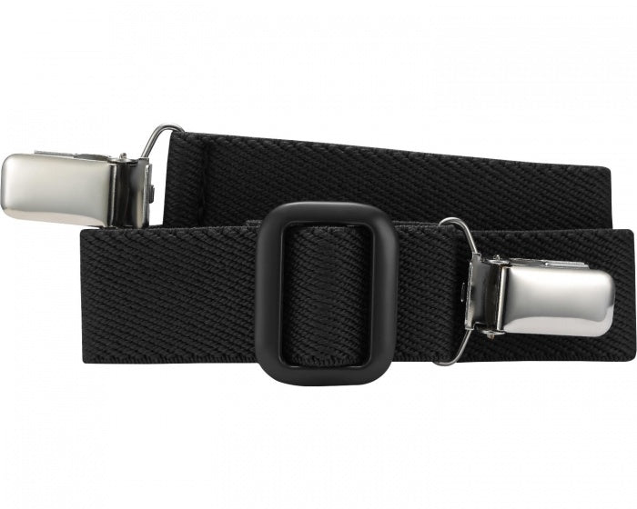 riem elastisch met clip zwart junior maat 2