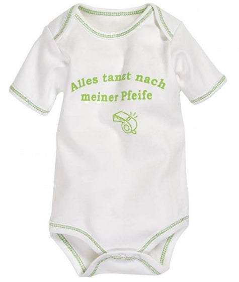 Playshoes Romper korte mouw junior katoen beige/groen mt 50/56