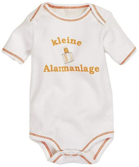 Playshoes Romper korte mouw junior katoen beige/oranje mt 50/56