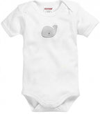 romper Walvis korte mouw navy/wit 2 stuks mt 50/56