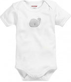 Playshoes Romper Walvis korte mouw rood/wit 2 stuks mt 50/56