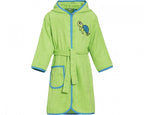Schildpad badjas groen junior maat 122/128