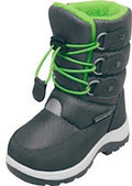 snowboots junior nylon grijs/groen maat 30/31