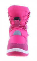snowboots met koord junior roze maat 28/29