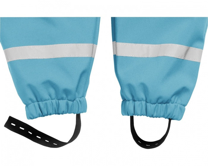 softshell regenbroek aqua junior maat 74