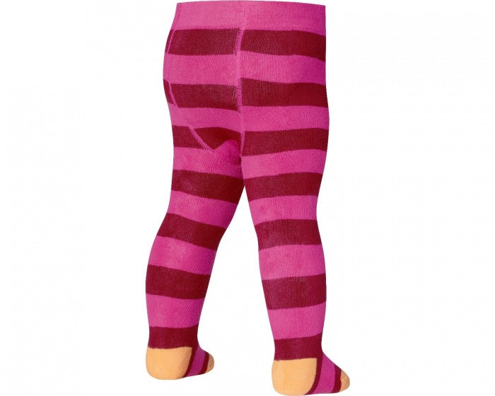 Playshoes Thermische maillot strepen meisjes rood/roze maat 62/68
