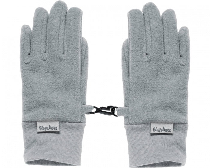 vingerhandschoenen junior fleece grijs maat 4