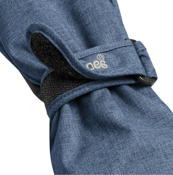 wanten junior polyester jeansblauw maat 1/2 jaar
