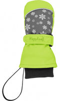 wanten sneeuwvlok junior polyester groen mt 1/2 jaar