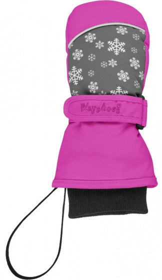 Playshoes Wanten sneeuwvlok junior polyester roze mt 1/2 jaar