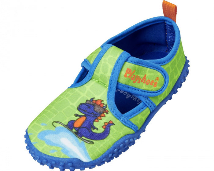 waterschoenen Dino jongens antislip groen/blauw mt 32-33