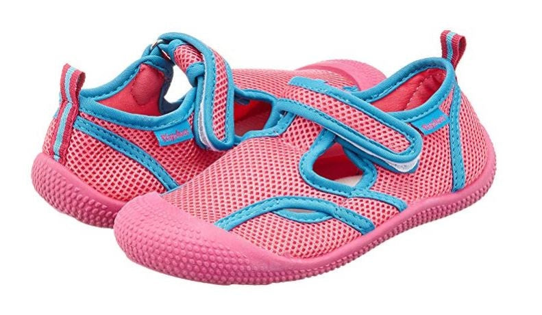 waterschoenen Aqua UV-werend roze/turquoise mt 28/29