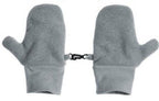 winterwanten junior fleece grijs maat 2