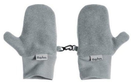 winterwanten junior fleece grijs maat 4