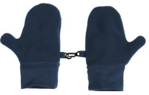 winterwanten junior fleece navy maat 4