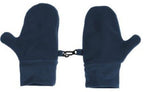 winterwanten junior fleece navy maat 4