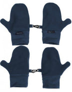 winterwanten junior fleece navy maat 4