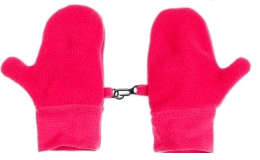 winterwanten junior fleece roze maat 4