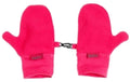 winterwanten junior fleece roze maat 1