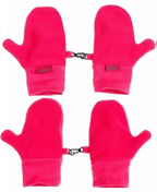 winterwanten junior fleece roze maat 4