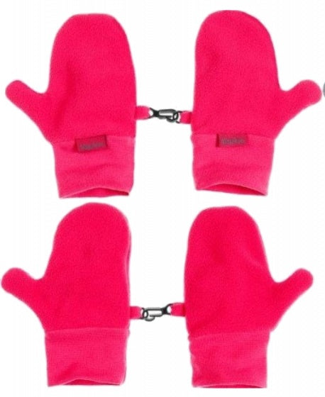 winterwanten junior fleece roze maat 1