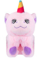 knuffelarmband Unicorn meisjes 28 cm pluche roze