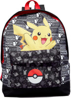 Pokémon rugzak met voorvak pokeball pikachu