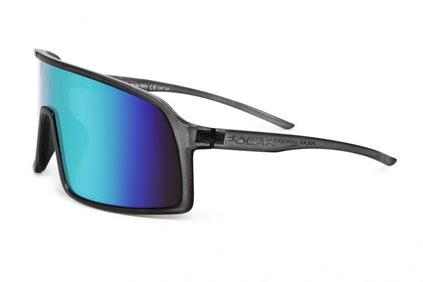 zonnebril Aventador gepolariseerd Cat. 3 nylon zwart/blauw