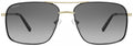 zonnebril Aviator 672 gepolariseerd Cat. 4 RVS goud/zwart