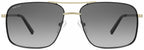 zonnebril Aviator 672 gepolariseerd Cat. 4 RVS goud/zwart