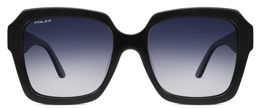zonnebril Daisy dames gepolariseerd Cat. 4 zwart/blauw