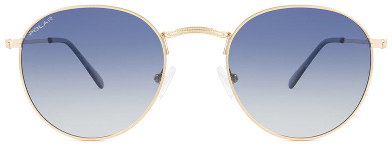 zonnebril Michigan unisex gepolariseerd Cat. 4 goud/blauw