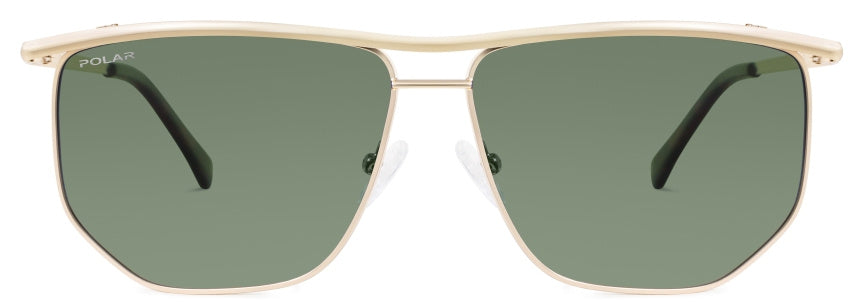 zonnebril Scott unisex gepolariseerd Cat. 3 goud/groen