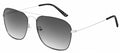 zonnebril unisex Aviator gepolariseerd Cat. 3 RVS zwart/zwart