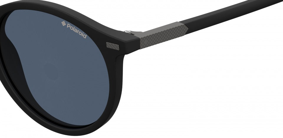 zonnebril 2086/S 003/C3 unisex matzwart met grijze lens